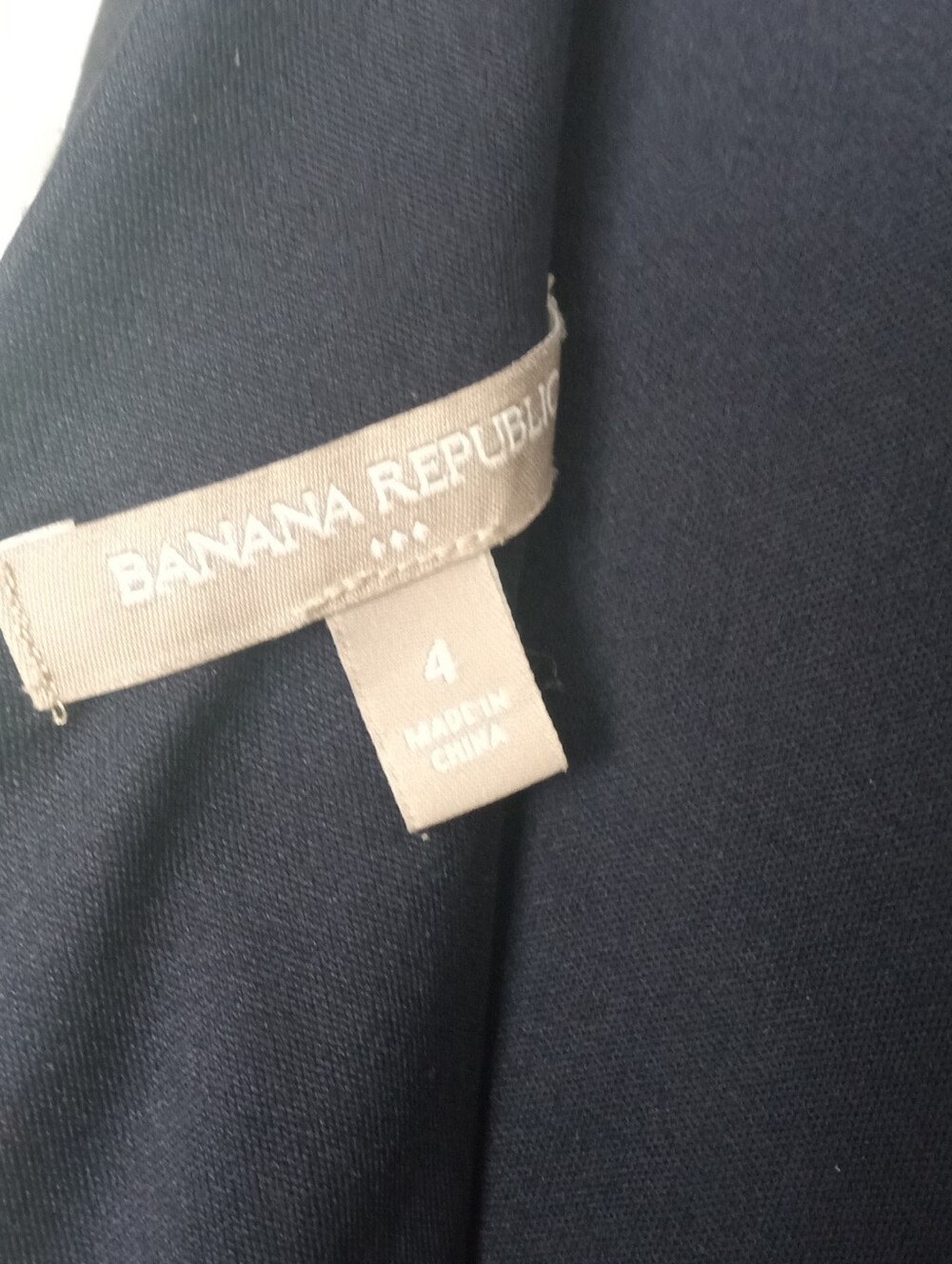 Banana Republic Navy and White Striped Midi Sheath Dress - Picture 5 of 6